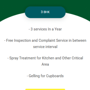 3 BHK Pest Control Service